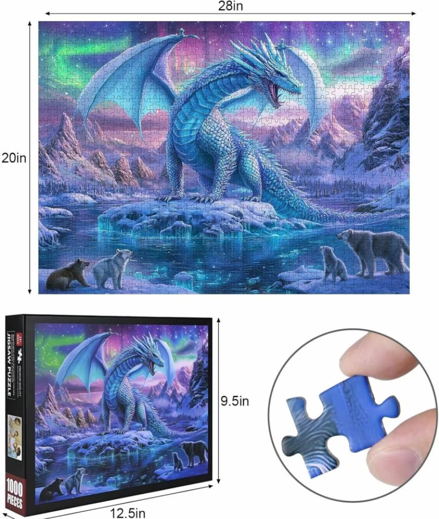 Lirches 1000-Piece Happy Grandma Jigsaw Puzzle - Large Adult Puzzle Game for Family Bonding, DIY Home Decor & Brain Teaser Challenge Gift