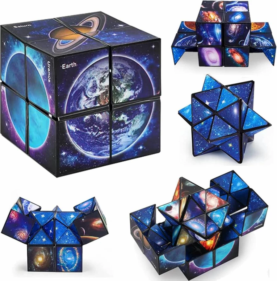 Luaxkpi Infinity Cube Fidget Toy for Kids Ages 8-12 - Stress Relief Sensory Puzzle Game for Boys & Girls, Cool Birthday Gift Ideas for 9 10 11 Year Olds