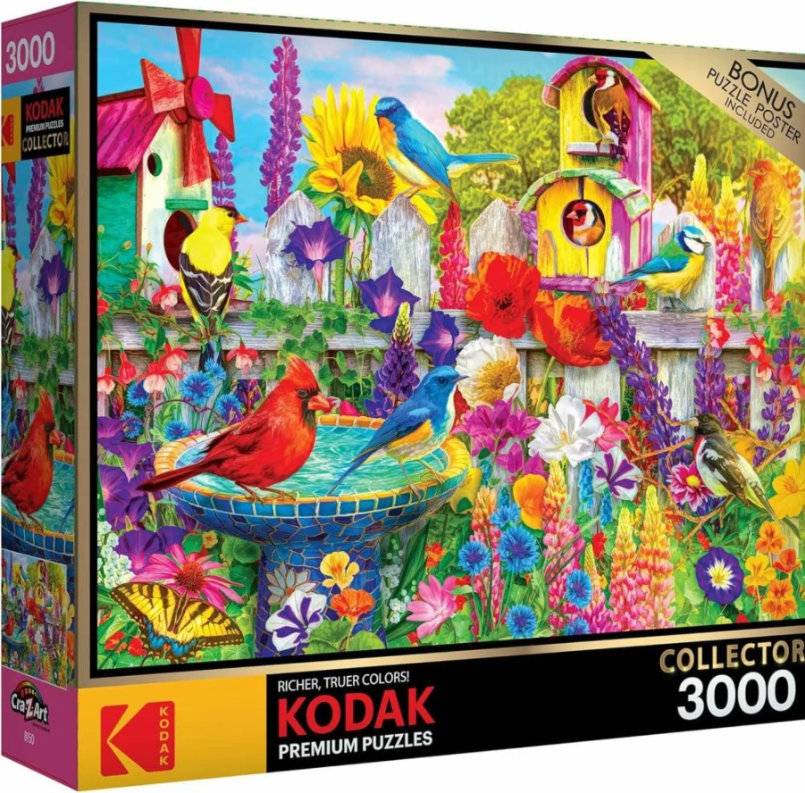 RoseArt 3000-Piece Vintage Toy Box Jigsaw Puzzle for Adults - Premium Kodak Collection