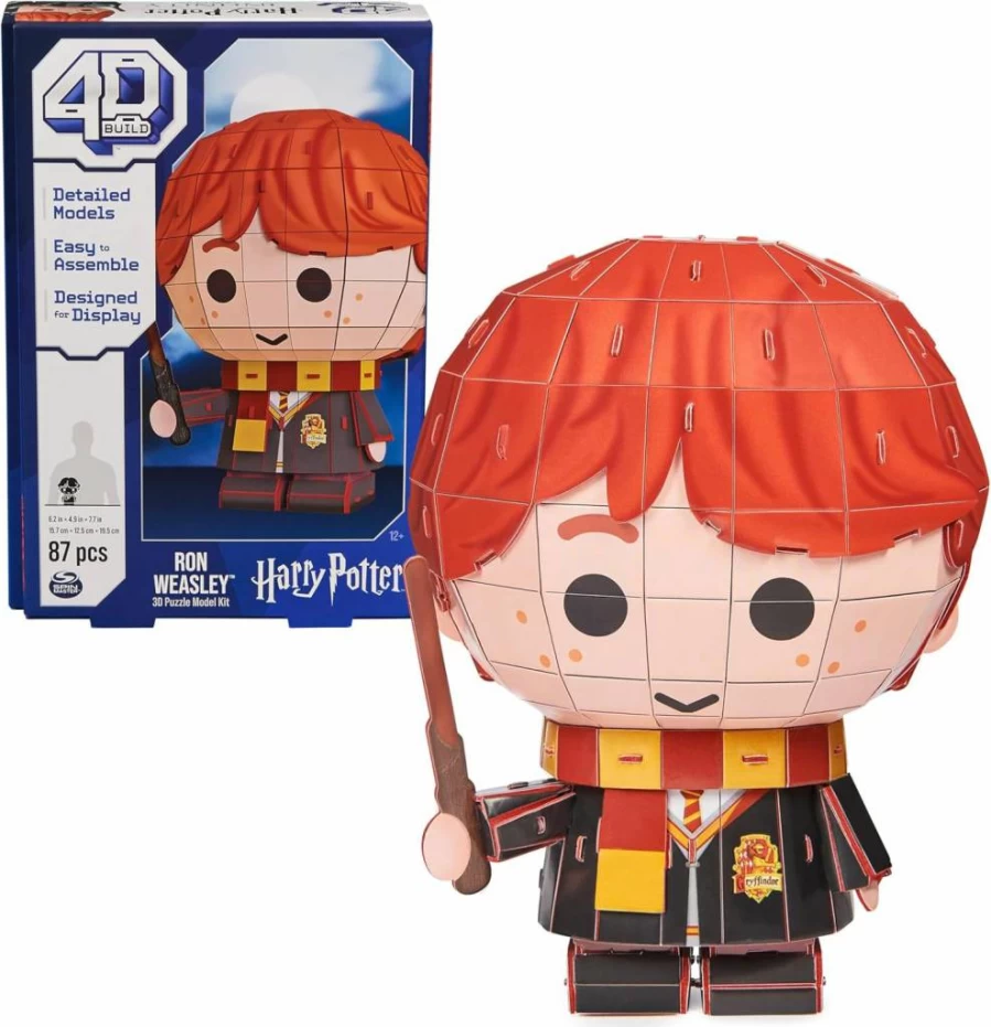 4D Build Harry Potter Hedwig 3D Puzzle Kit - 118 Piece Collectible Model for Adults & Teens, DIY Desk Decor, Ages 12+
