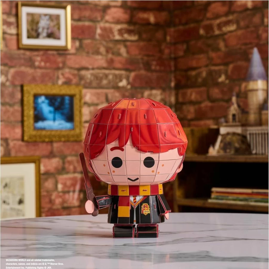 4D Build Harry Potter Hedwig 3D Puzzle Kit - 118 Piece Collectible Model for Adults & Teens, DIY Desk Decor, Ages 12+