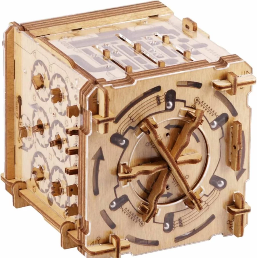 iDventure Cluebox Cambridge Labyrinth: 3D Wooden Puzzle Box Escape Room Game for Adults - Brain Teaser Maze Gift for Men - Money Box & Birthday Gadget