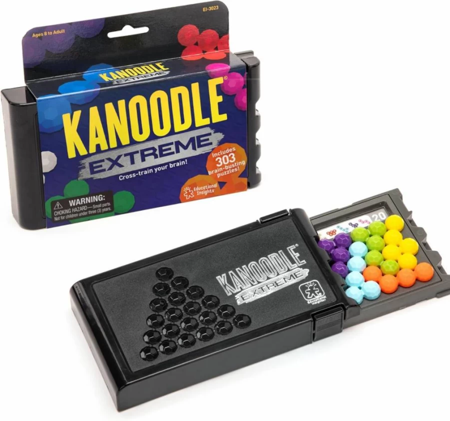 Educational Insights Kanoodle Extreme - Brain Teaser Puzzle Game for Kids Ages 8+, STEM Toy for Critical Thinking, Fun Gift & Easter Basket Stuffer