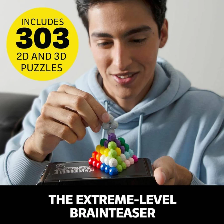 Educational Insights Kanoodle Extreme - Brain Teaser Puzzle Game for Kids Ages 8+, STEM Toy for Critical Thinking, Fun Gift & Easter Basket Stuffer