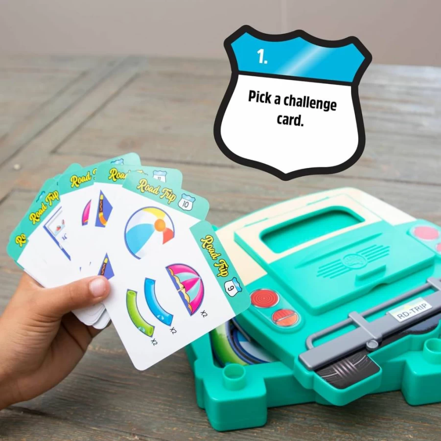 Fat Brain Toys Travel Packing Puzzle - Brainteaser Road Trip Game for Kids Ages 8 and Up