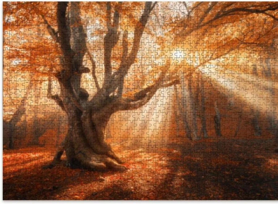 VETEB 500-Piece Wooden Jigsaw Puzzle for Adults - Educational Family Game & Home Decor Art