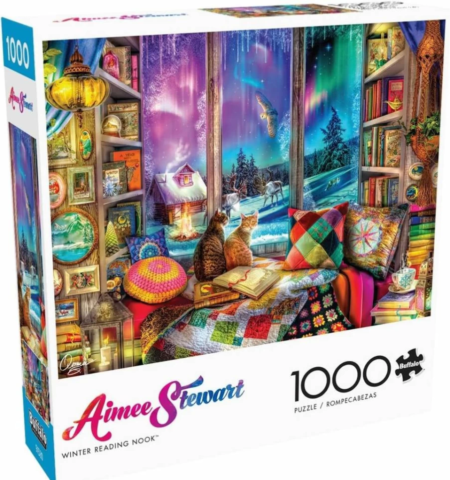 Buffalo Games Fun Fair Food 1000 Piece Jigsaw Puzzle for Adults - Challenging 26.75x19.75 Inch Art Puzzle by Lars Stewart - Perfect for Family Game Nights