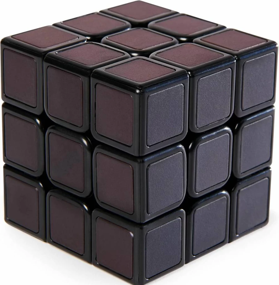 Rubik's Cube 3x3 Phantom - Advanced 3D Puzzle Game for Stress Relief, Fidget Toy for Adults & Kids Ages 8+, Travel-Friendly Brain Teaser