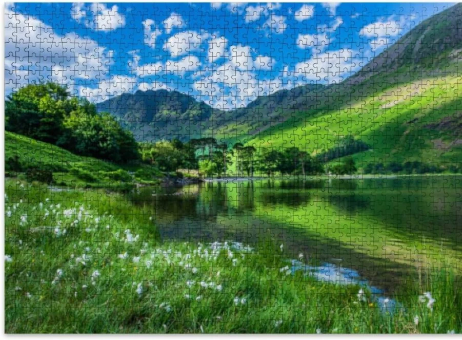 VETEB 500-Piece Wooden Jigsaw Puzzle for Adults - Sunny Park Family Puzzle Game, Educational Home Decor Toy