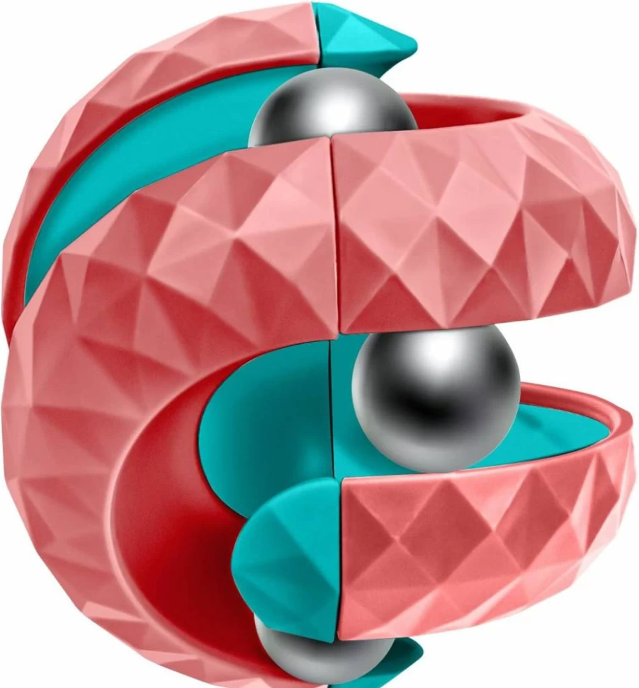 WUQID Orbiit Ball Toy - Infinity Cube Fidget Spinner, Stress Relief Puzzle Game for Kids & Adults, Blue Anti-Anxiety Sensory Toy
