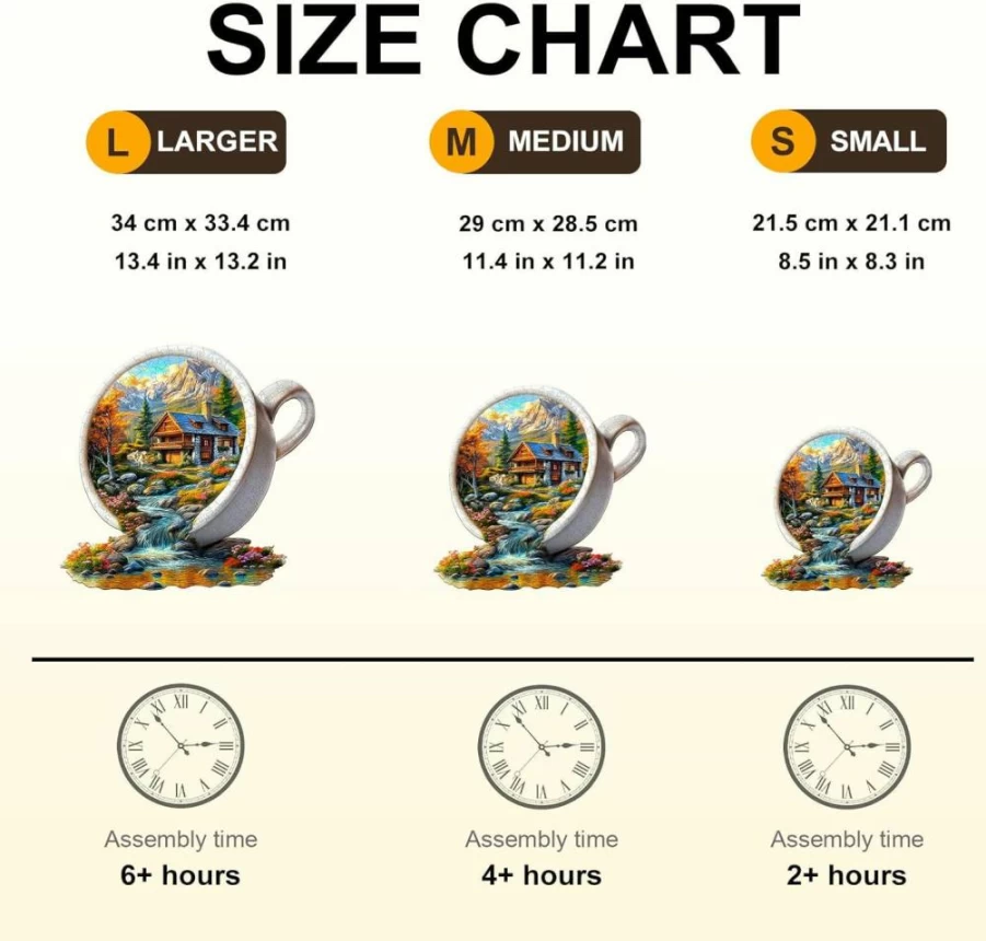 KaayeeWood 160Pcs Advanced Acorn Mouse Wooden Jigsaw Puzzle for Adults - Unique Shape Challenging Brain Teaser (11.4 x 10.6 Inches)
