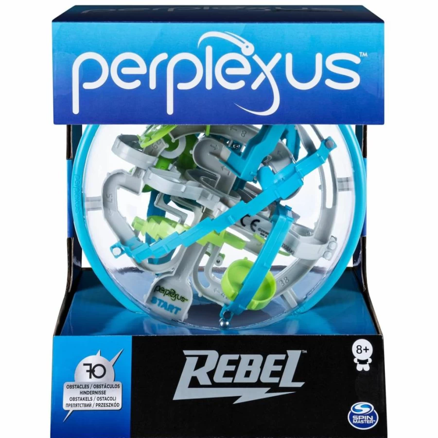 Amazon Rebel 3D Maze Puzzle Ball - Gravity Brain Teaser Game for Adults & Kids Ages 8+, Stress Relief Sensory Toy, Fun Educational STEM Gift