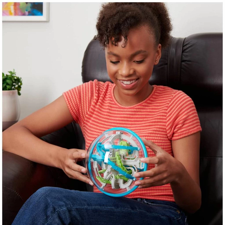 Amazon Rebel 3D Maze Puzzle Ball - Gravity Brain Teaser Game for Adults & Kids Ages 8+, Stress Relief Sensory Toy, Fun Educational STEM Gift