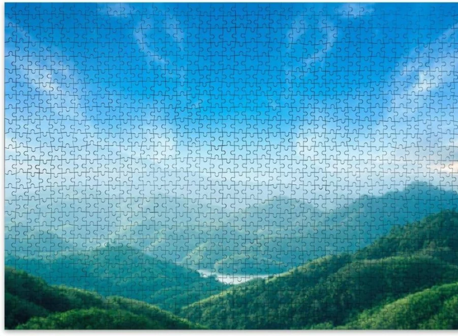 VETEB 500-Piece Wooden Jigsaw Puzzle for Adults - Bitterroot Mountains Montana Scenic Landscape, Family Educational Game & Home Decor Art