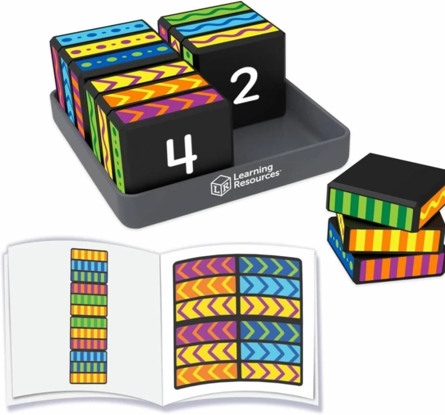Learning Resources Brainometry STEM Toy - 34-Piece Brain Teaser Game for Kids Ages 5+, Kindergarten Learning Activities, Back to School Supplies