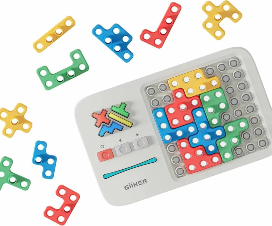 GiiKER Super Blocks Puzzle Game – 1000+ Brain Teaser Challenges for Kids, Teens, Adults | STEM Travel Toys for Road Trips | Easter, Birthday Gifts for Boys & Girls