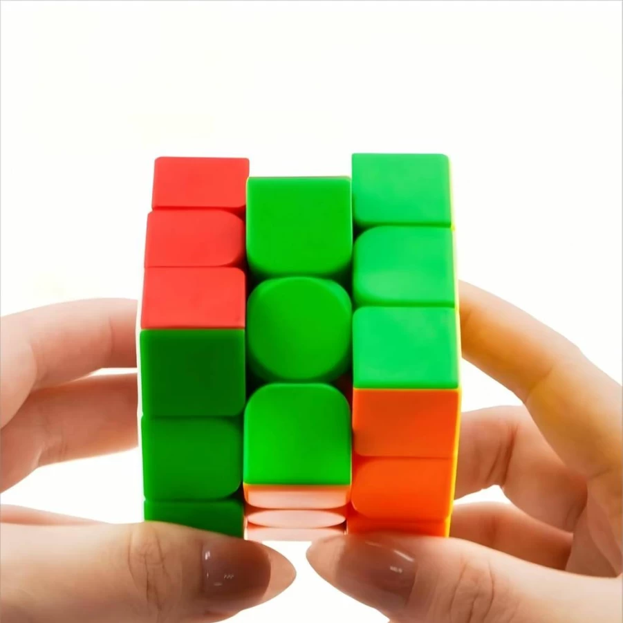 ZY-Wisdom Giant 3x3 Magic Cube - 18cm Large Speed Cube Puzzle, Color-Matching Brain Teaser Fidget Toy for Kids & Adults, Perfect Gift for Christmas, Birthday, Stocking Stuffers, Classroom & Sensory Play
