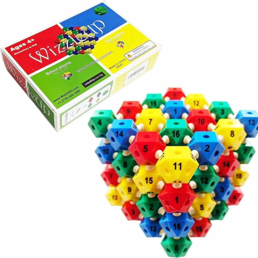 LinkedUpLearning 3D Brain Teaser Puzzles | STEM Educational Toys for Kids & Adults | Enhance Critical Thinking & Problem-Solving Skills | Fun Learning Games Ages 4+ | Montessori & Homeschool Essential